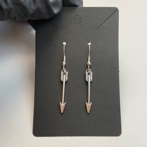 Handmade spear earrings